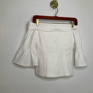 Stone Cold Fox Off the Shoulder White Blouse 0/ XS